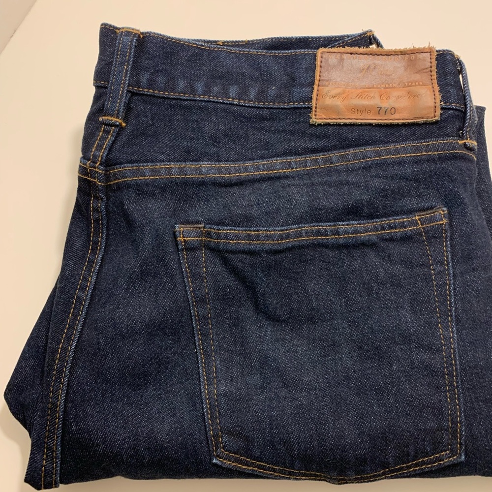 J Crew Mens 770 Jean.  Waist 34, Length 30.